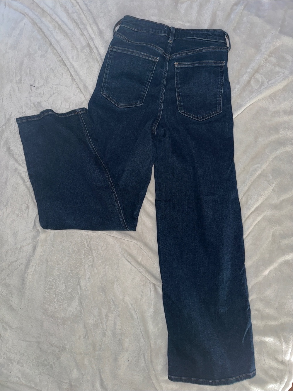 Universal Thread Dark Blue Wide-Leg High-Rise Jeans - Picture 3 of 3